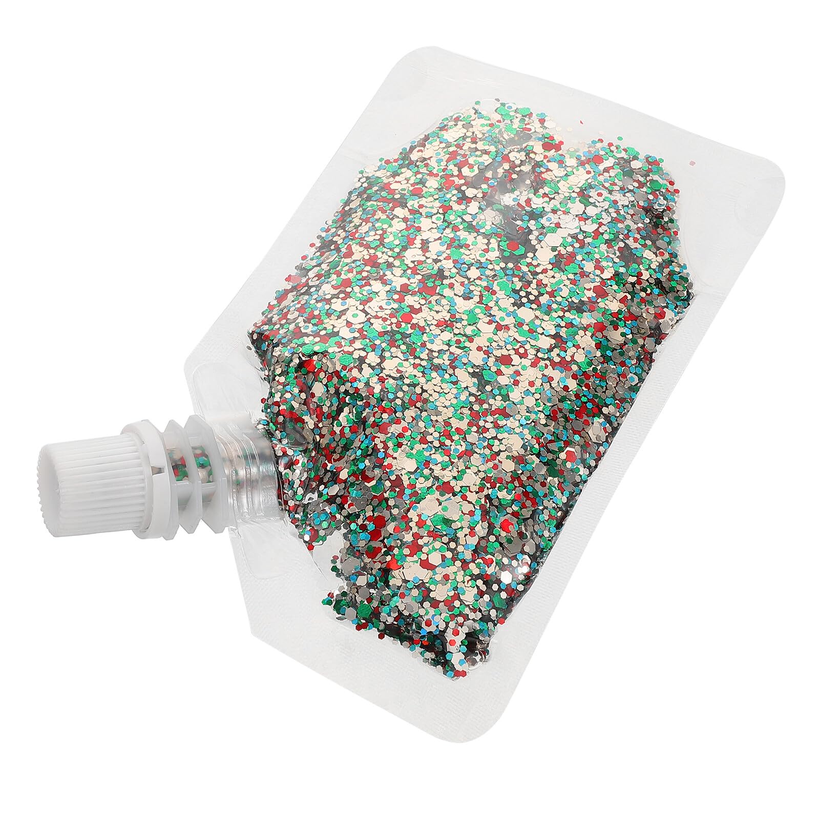 FRCOLOR 4 Piezas Festival Glitter Gel para Cara y Cuerpo con Lentejuelas Gruesas de Brillantina Líquida Fácil de Aplicar para Maquillaje Facial y Pelo Fiestas de Navidad y Mardi Gras