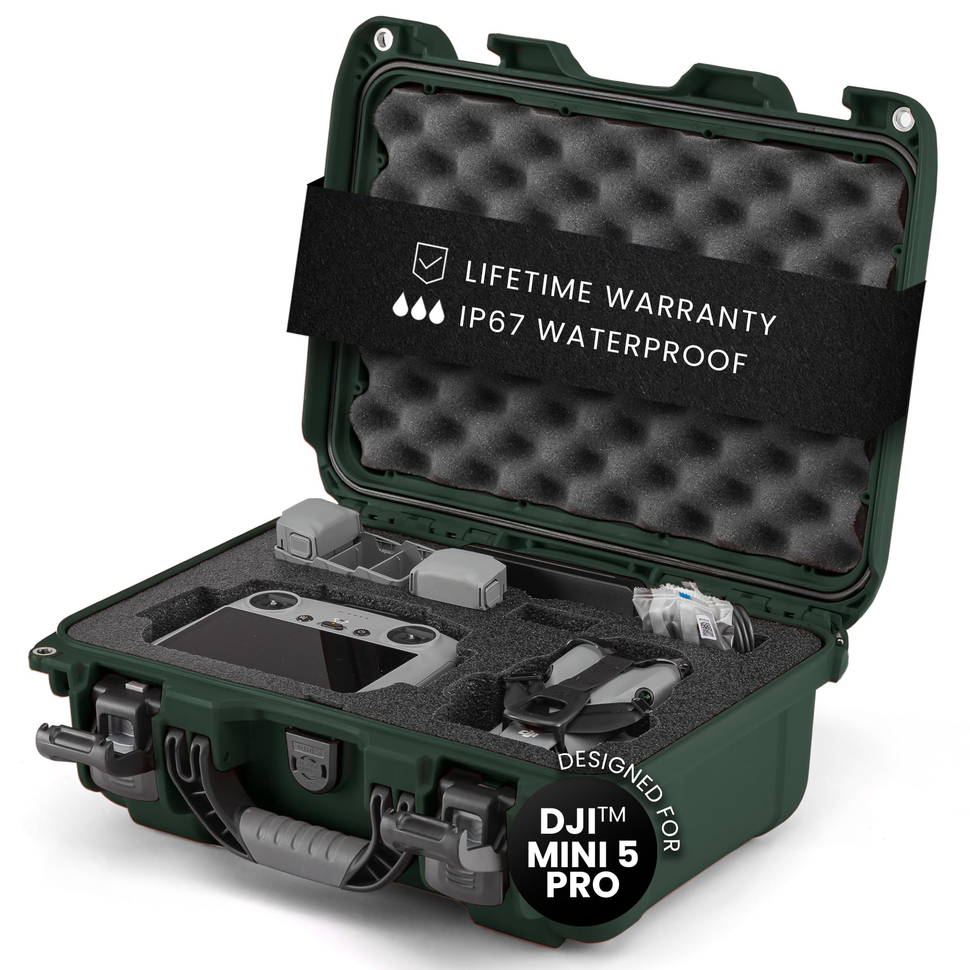 NANUK 915 for DJI Mini 5 Pro Fly More - Olive