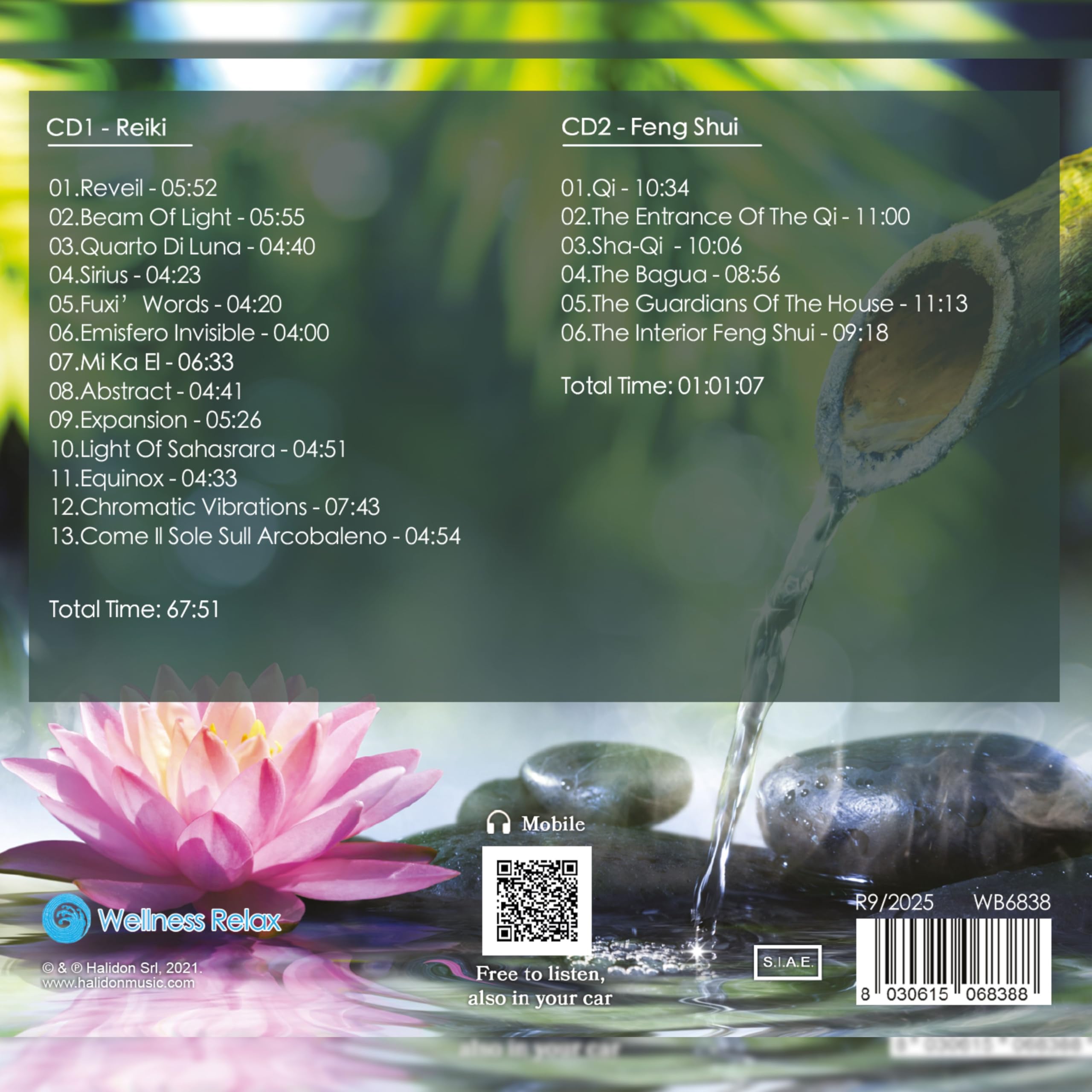 Reiki & Fengshui Musica Relax Doppio Wellness relax