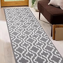 HEBE Hallway Runner Rug 2'x6' Washable Kitchen Runner Rug Non Slip Water Absorbent Entryway Rug Runner Long Door Mat Indoor Runner Rug Floor Mat for Home Kitchen Laundry