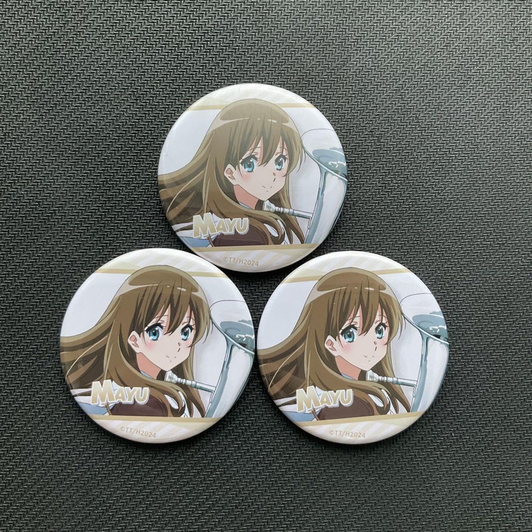 響け！ユーフォニアム3 サンフェス　黒江真由　缶バッジ　6個　京アニ Amazon.co.jp: 響けユーフォニアム3 黒江真由 缶バッジ 3個