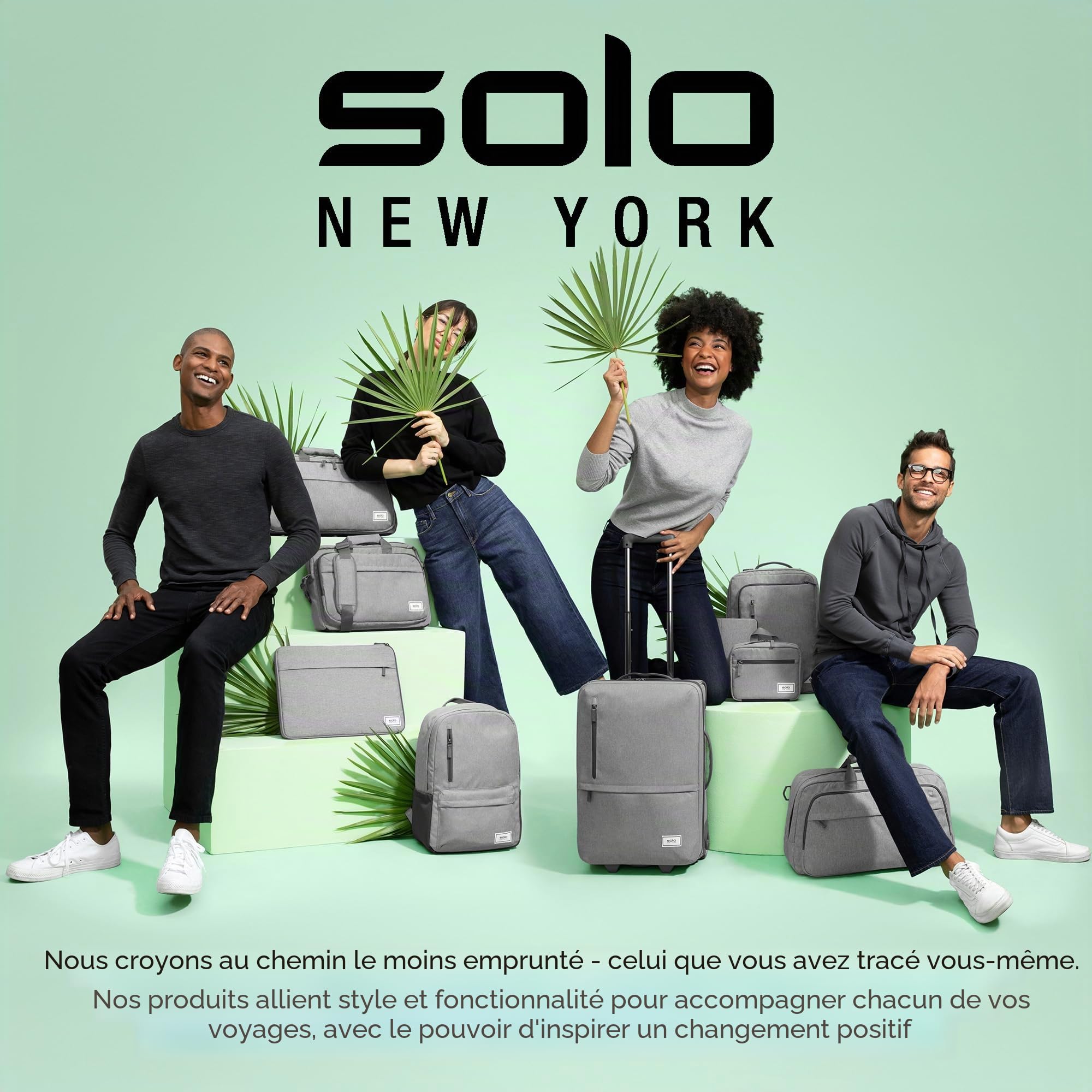 Solo New York Sac à dos unisexe Altitude Durable pour ordinateur portable