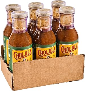 Cholula Marinade & Cooking Sauce, Carne Asada, For Carne Asada Tacos, Taco Salad, Steak Marinade and More, 12 fl oz (Pack of 6)