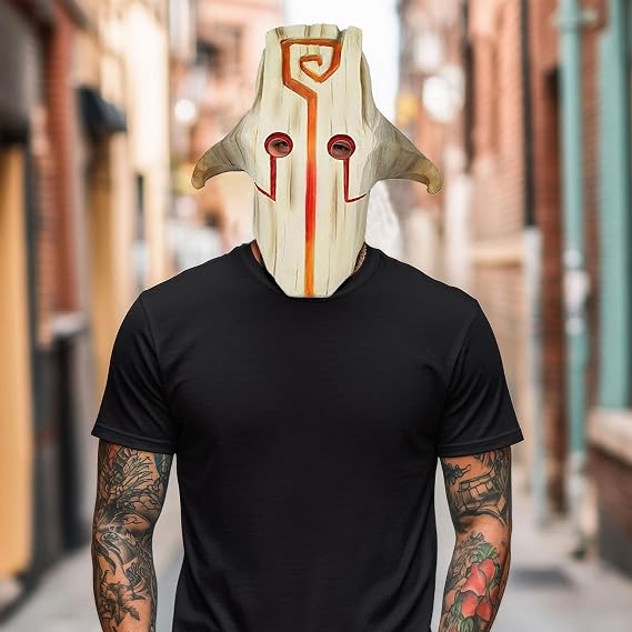 Gaya Entertainment DOTA 2 Adult Latex Costume Mask: Juggernaut