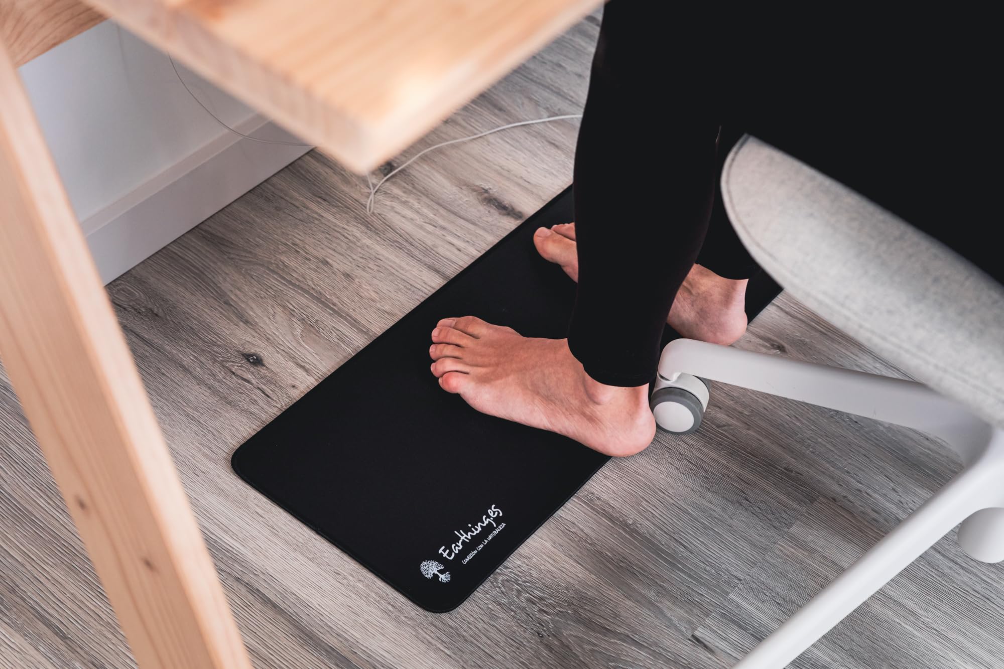 Lot de 2 tapis de mise à la terre universels pour ordinateur portable, lit, sofa (68 x 25 cm) - Earthing/Grounding Mat pour Santé et Bien-être