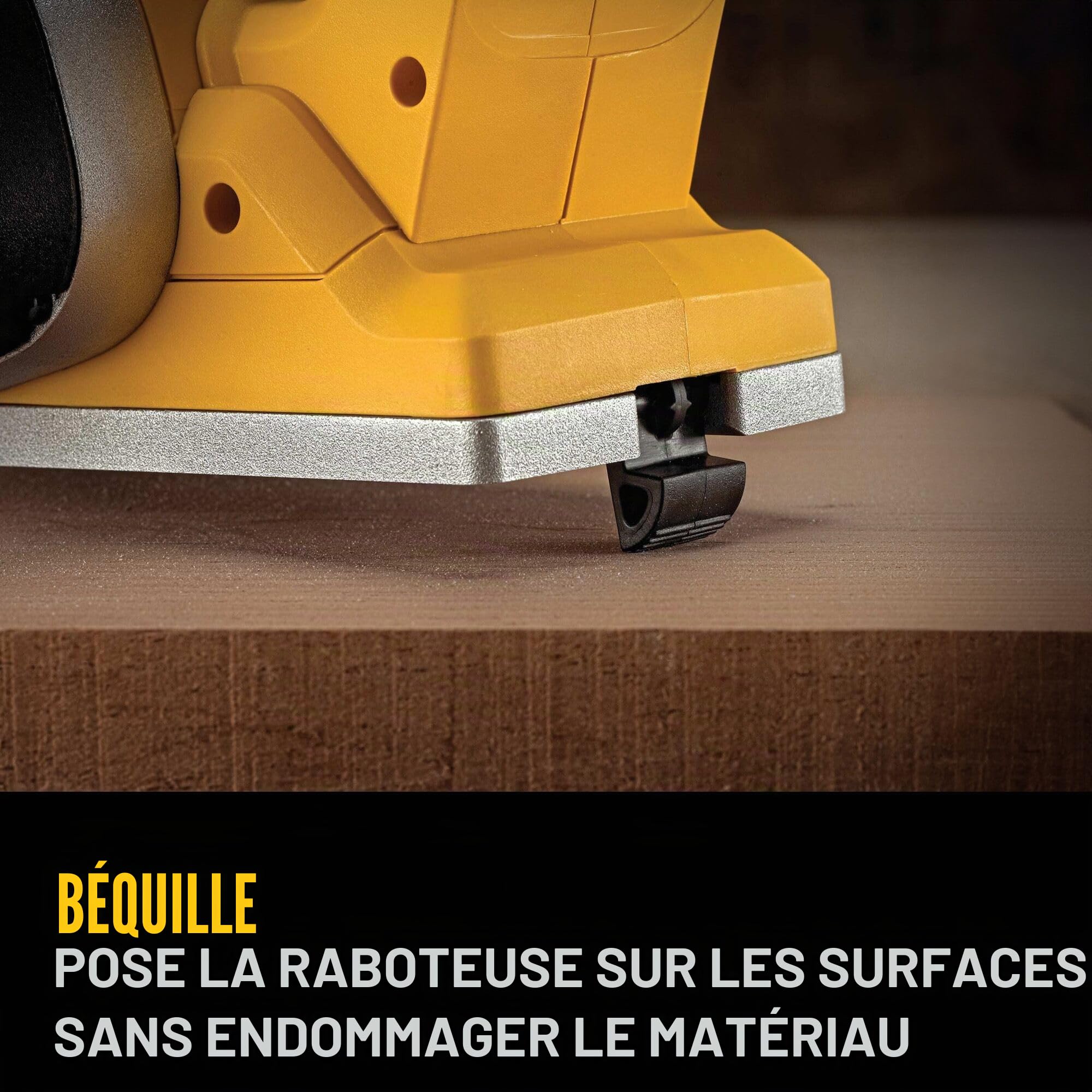 DEWALT Raboteuse 20 V MAX, 30 000 coupes par minute, profondeur de coupe de 2 mm, moteur sans balais, outil nu uniquement (DCP580B)