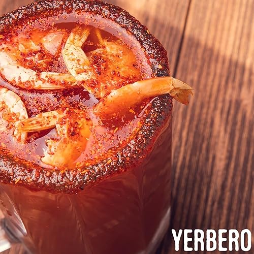 Miniatura 6 de Yerbero - Dip de cóctel Michelada Premium de pulpa de caramelo  8 onzas (8.00 oz)  Pasta de chamoy, caramelo y chile con fruta real giro audaz y