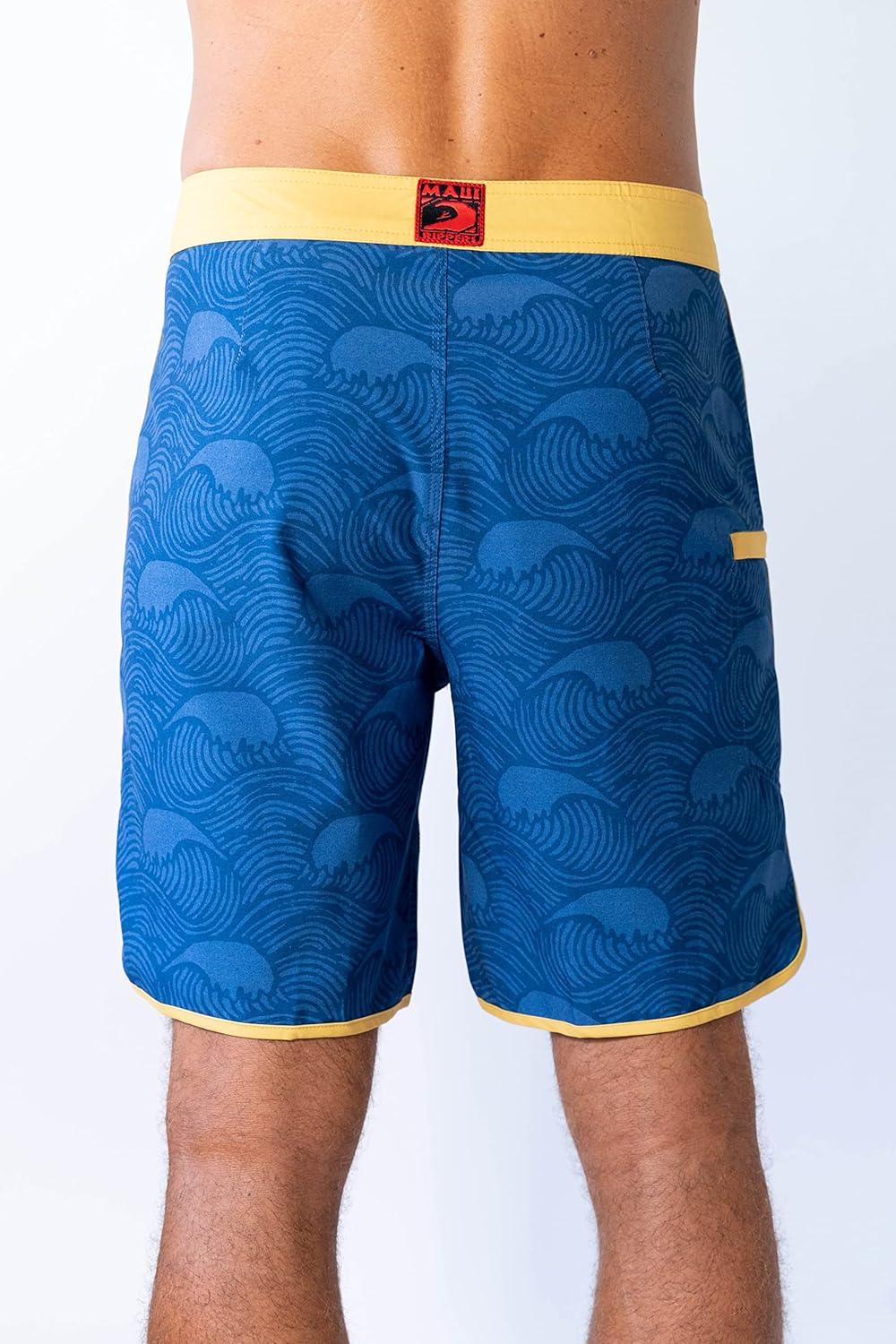 Maui Rippers Men's 18"-19" 4-Way Stretch Boardshorts Swim Trunks