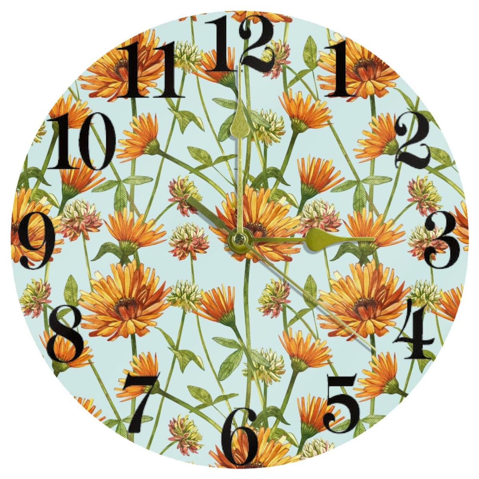 Horloge murale à quartz pour décorer la cuisine et apporter le calme dans votre bureau