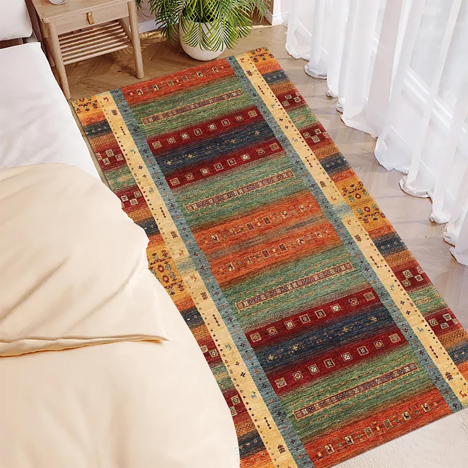 Tapijtloper voor gangen, antislip vloerkleed, absorberend tapijt vloermat machine wasbare keukentapijtloper, lange hal loper smal tapijt voor hal loper tapijt voor hal 80 x 280 cm