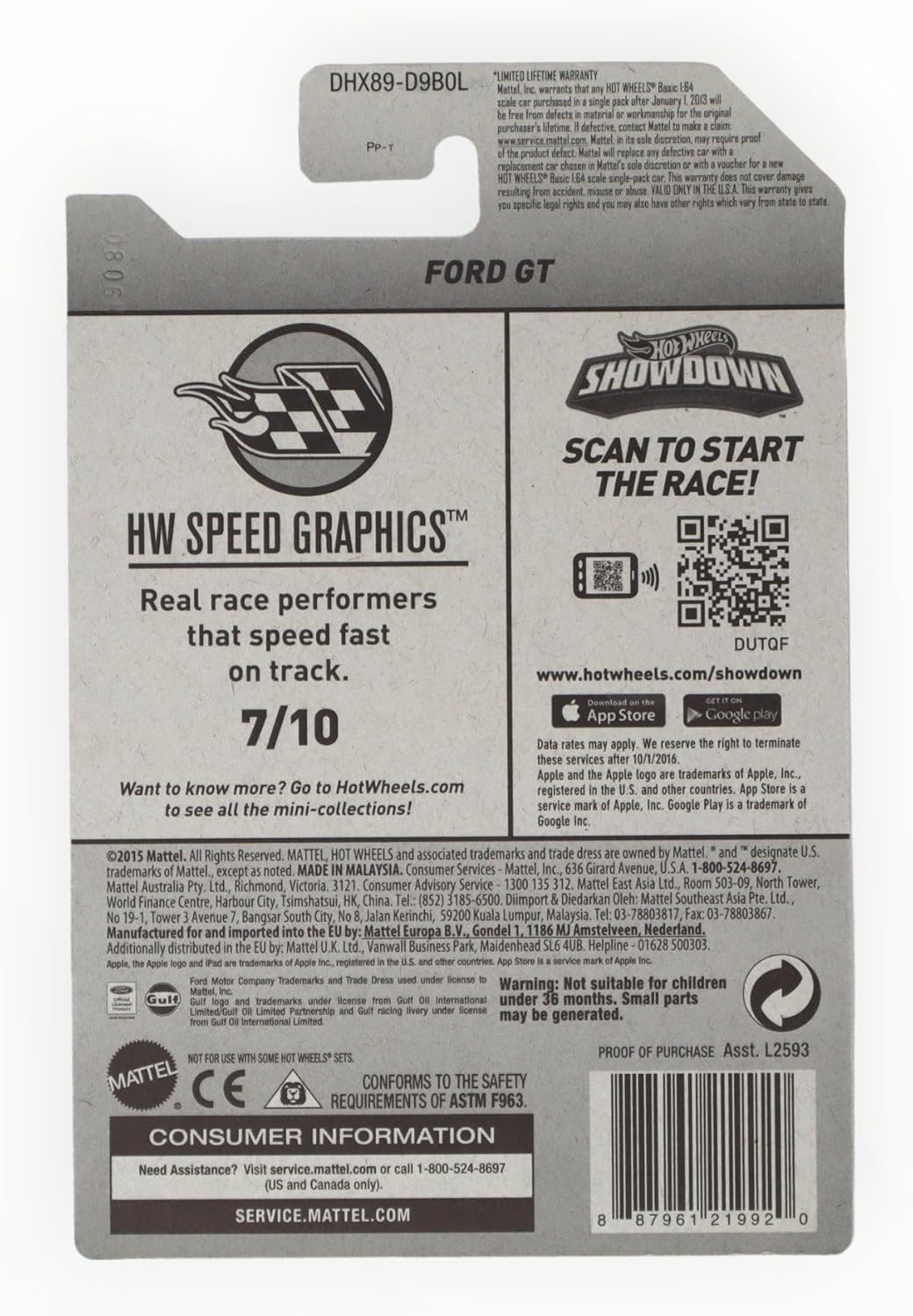 Hot Wheels Zamac Ford GT