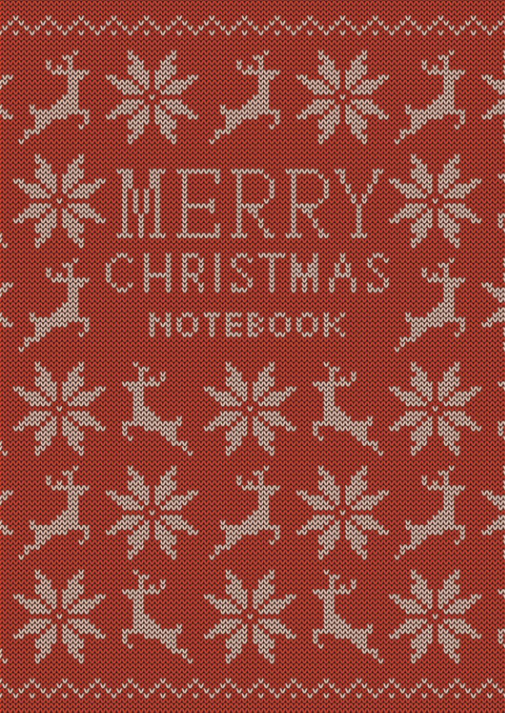 Merry Christmas Notebook - A4: (Red Edition) Fun notebook 192 lined pages (A4 / 8.27x11.69 inches / 21x29.7cm)