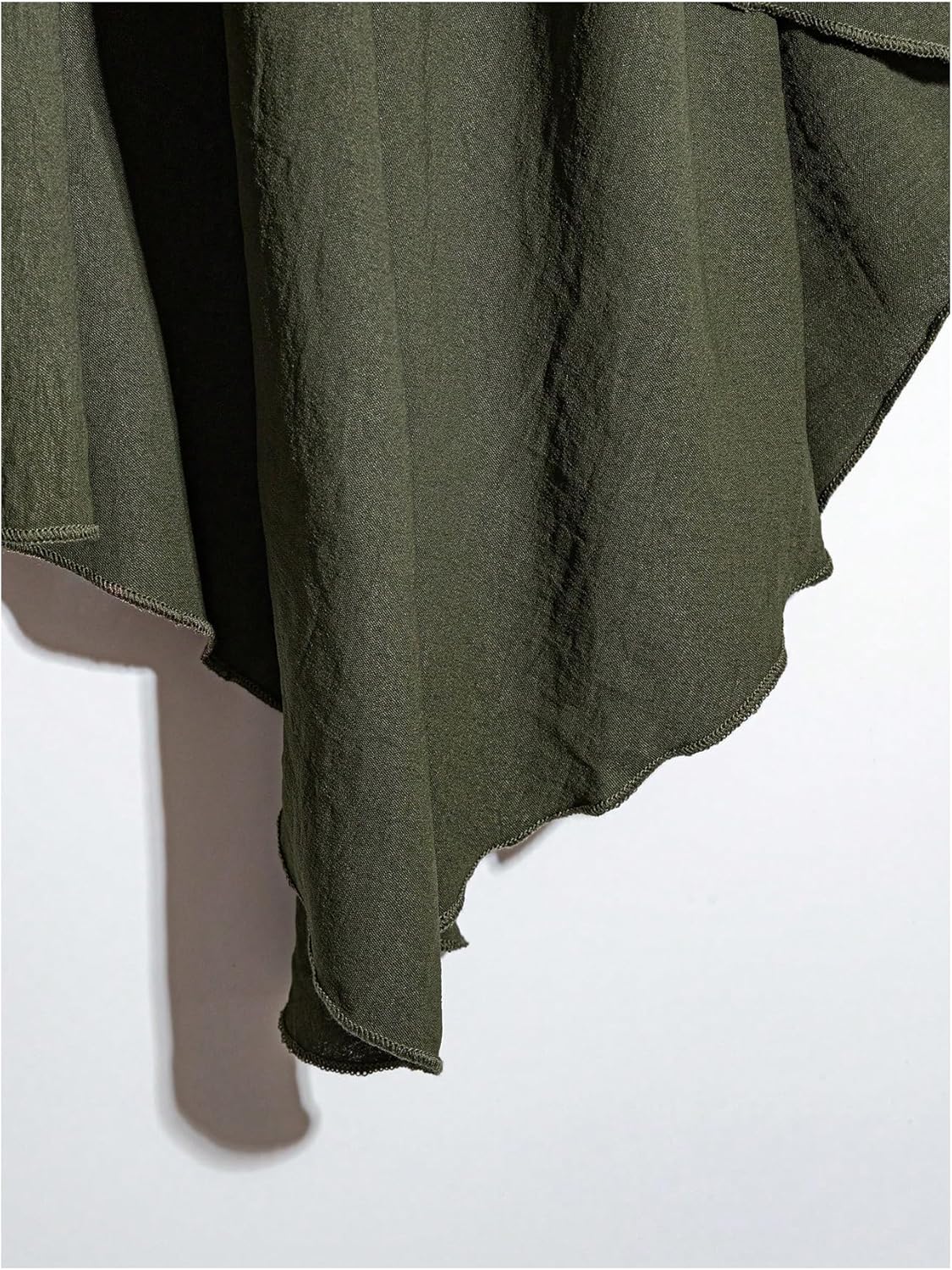 SHENHE Women's Plus Size High Waist Ruffle Flowy Maxi Skirt A Line Asymmetrical Renaissance Skirt - Image 5