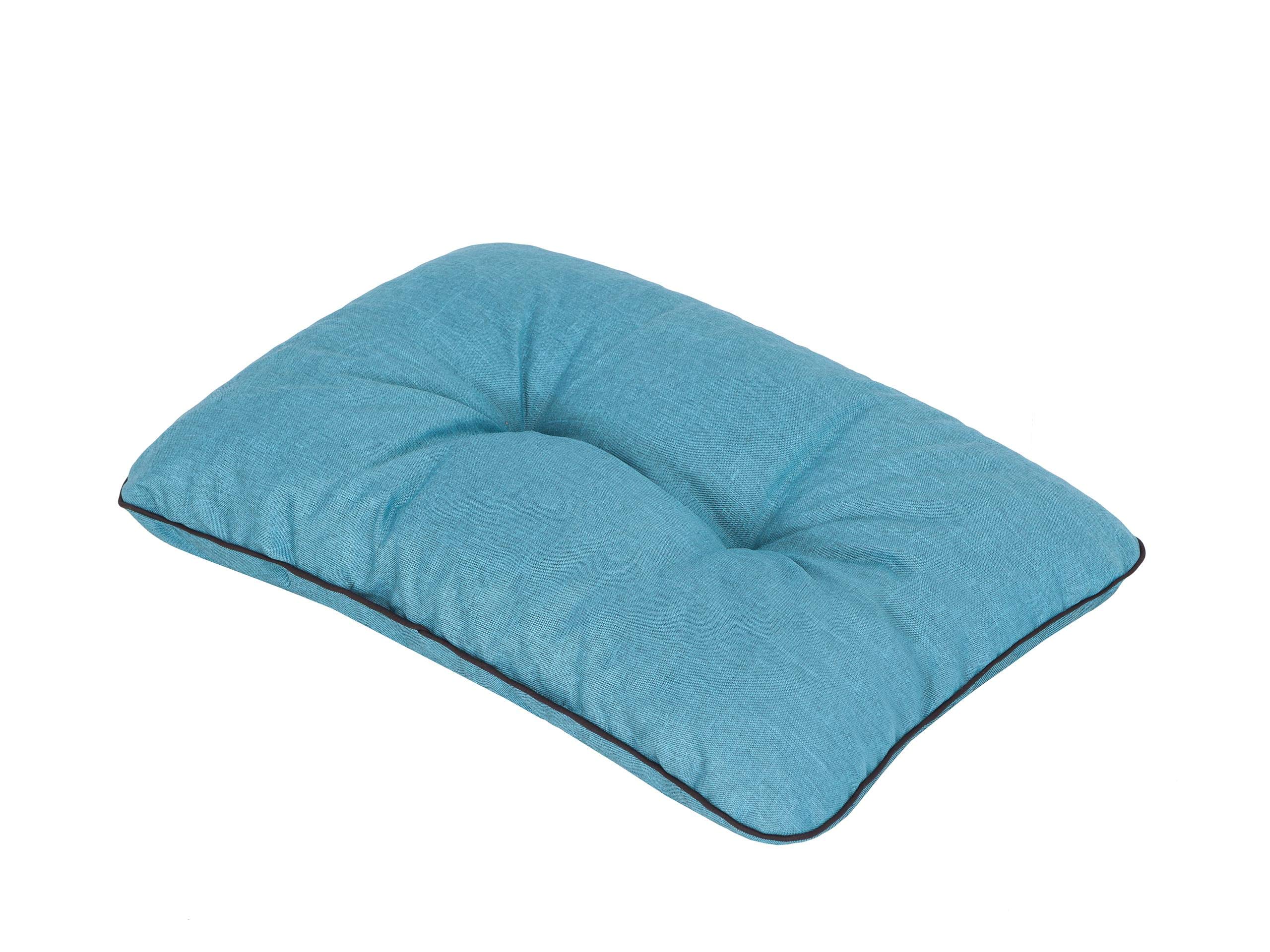 Cojin para Silla de Exterior - Cojín para Muebles de jardín con Respaldo - Cojin de Asiento 60 cm - Impermeables - Azul