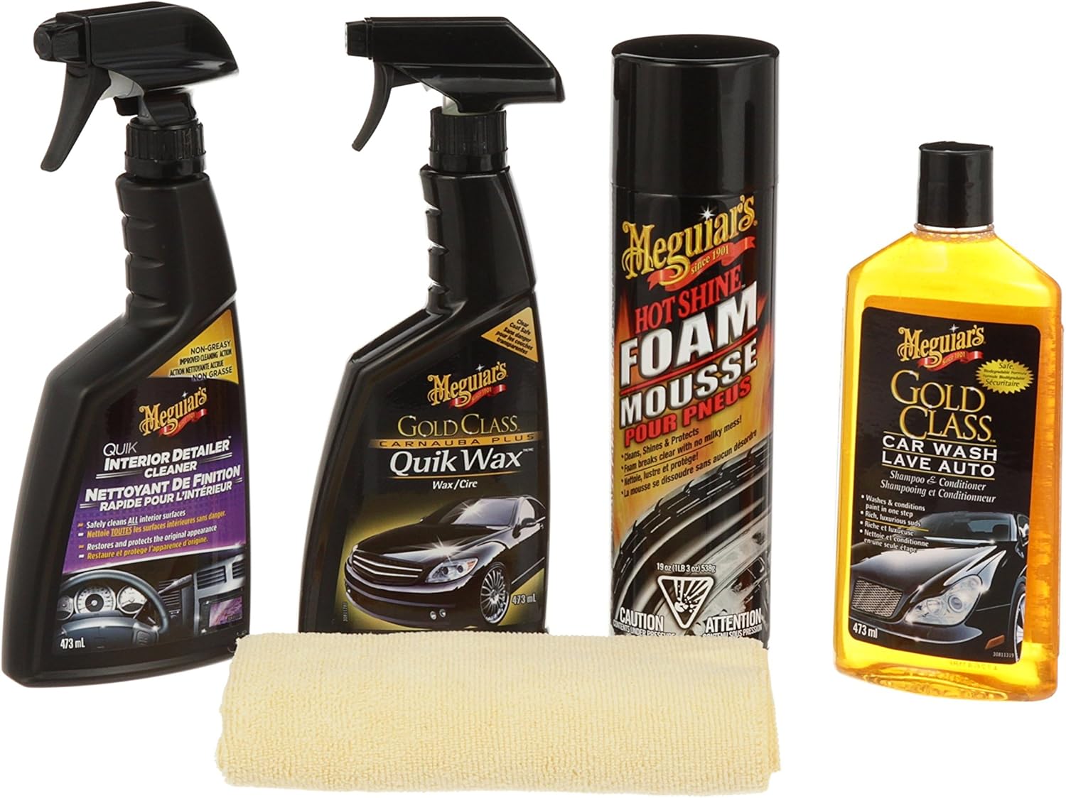 Meguiar's Gold Class Complete Car Care Kit (5 items) G55125C