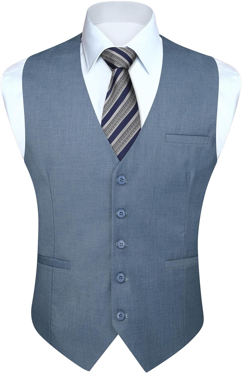 Enlision Men’s Suit Vest Business Formal Dress Waistcoat Solid Color Vest for Suit or Tuxedo Enlision Men’s Suit Vest Business Formal Dress Waistcoat Solid Color Vest for Suit or Tuxedo