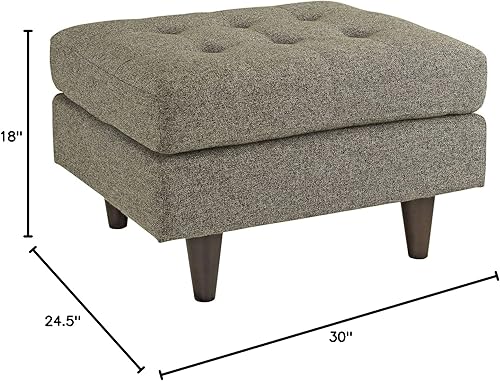 Miniatura 227 de Modway Sofá biplaza Empress en tela tapizada moderna de mediados de siglo, gris Gris,Laguna,Gris,claro,Celeste,verde azulado,Beige,Atomic Rojo