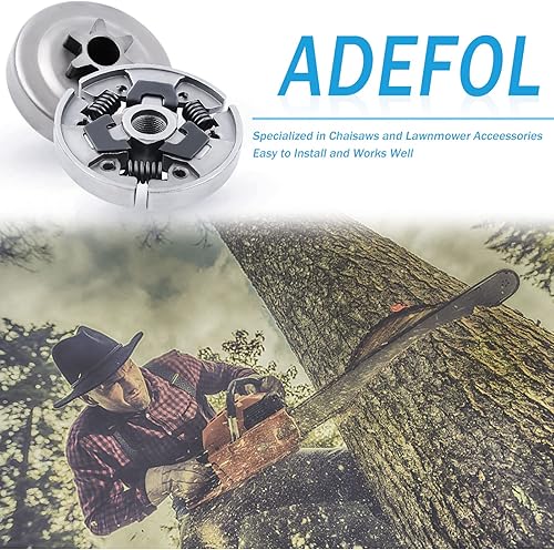 Miniatura 2 de Kit de motosierra 7 piezas de tambor de embrague de piñón de 38 pulgadas para Stihl 017 018 021 023 MS170 MS180 MS210 MS230 MS250 piezas de repuesto