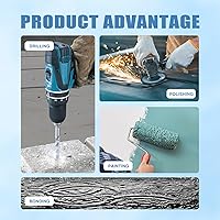 Vista 5 de Masilla epoxi – Masilla de fontanero de reparación rápida de 10 oz/280 g Relleno epoxi de alta resistencia para metal, madera, azulejos y cerámica