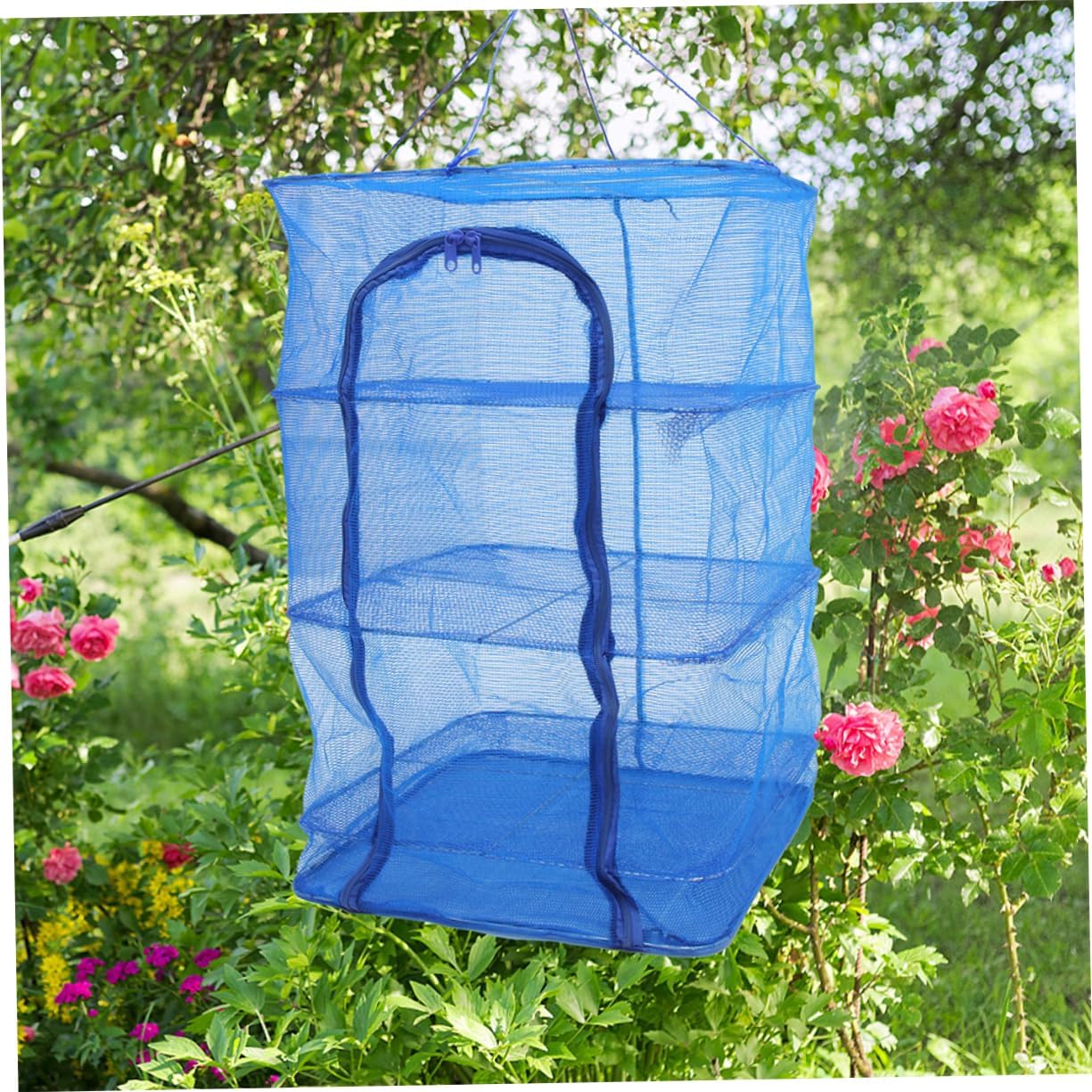 Clothes Mesh Drying Net Layers Drying Rack for Fish Vegetables and Herbs Durable Outdoor Use Space-Saving Design for