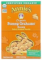 Vista 35 de Annie's Organic Cheddar Bunnies - Conejitos horneados de queso cheddar, Graham Snacks