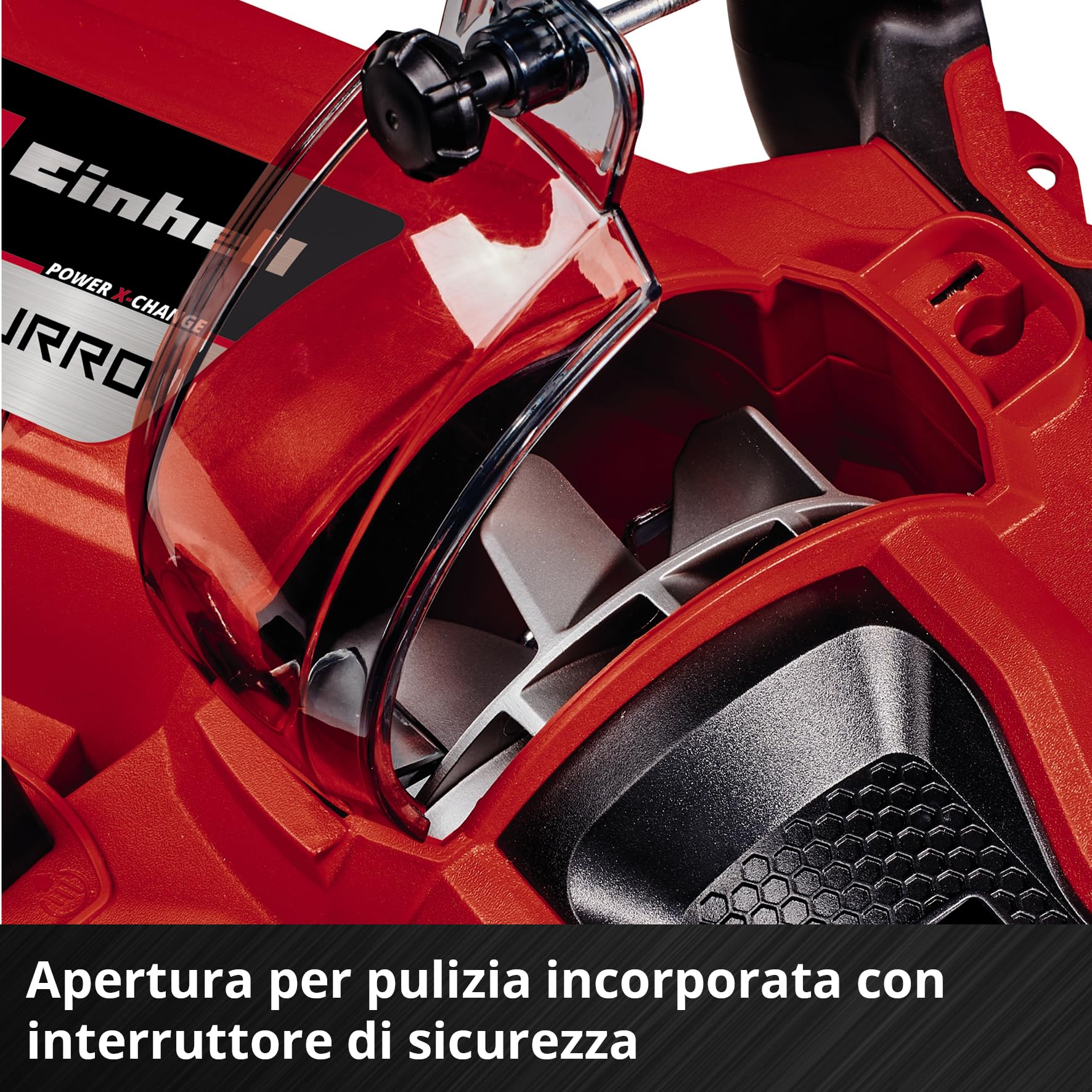 Einhell Professional VENTURRO 36/240 Power X-Change - Aspiratore per fogli senza fili (36 V, potenza di aspirazione 740 m³/h max., sacco collettore 45 L, soffiaggio fino a 240 km/h, senza batteria) | PXC | 36 V | aspirazione 740 m³/h | borsa 45 L | funzio