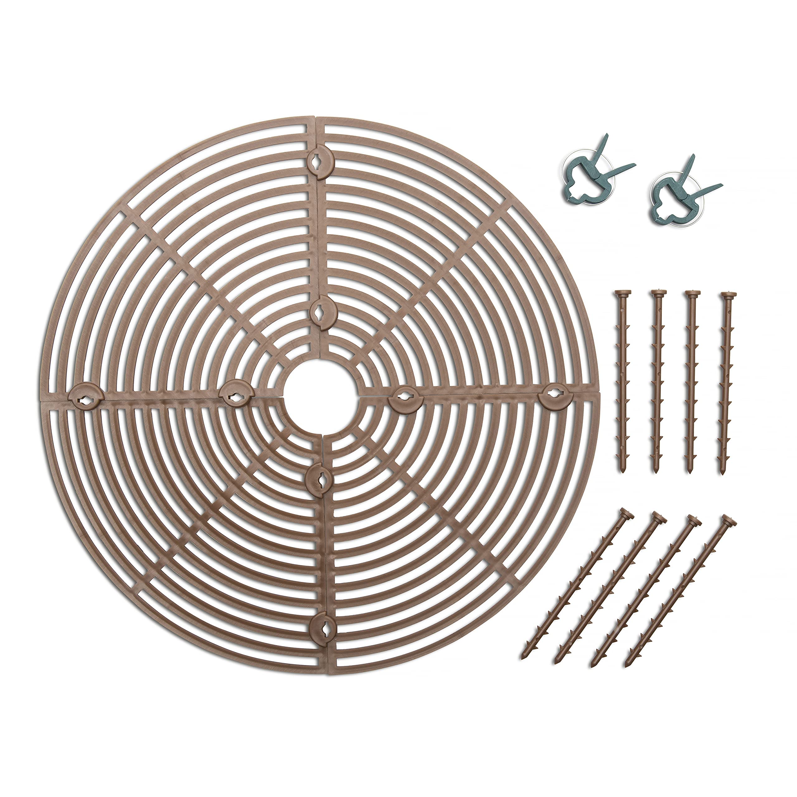 Amazon.com: GLOCHYRA Plant Pot Grid, Flower Pot Soil Guard Cover- 11.8  inches Diameter, 2 Pack- Dogs, Cats Digging Stopper, Protect Baby from  Plant Dirt- Completes with 2 Plant Support Clips (Brown) :