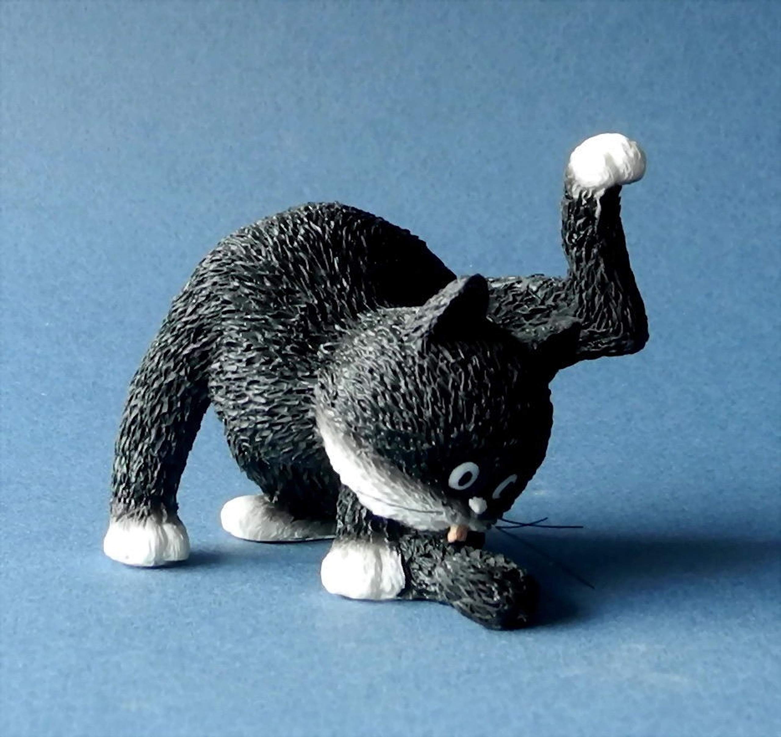 Statuette Les Chats par Dubout pour décorer un salon chaleureux