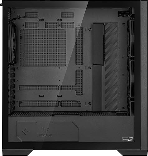 Miniatura 11 de ASUS TUF Gaming GT302 ARGB ATX Mid-Tower PC Case Cuatro ventiladores ARGB de 5.512 x 1.102 in para alto flujo de aire y presión estática, panel