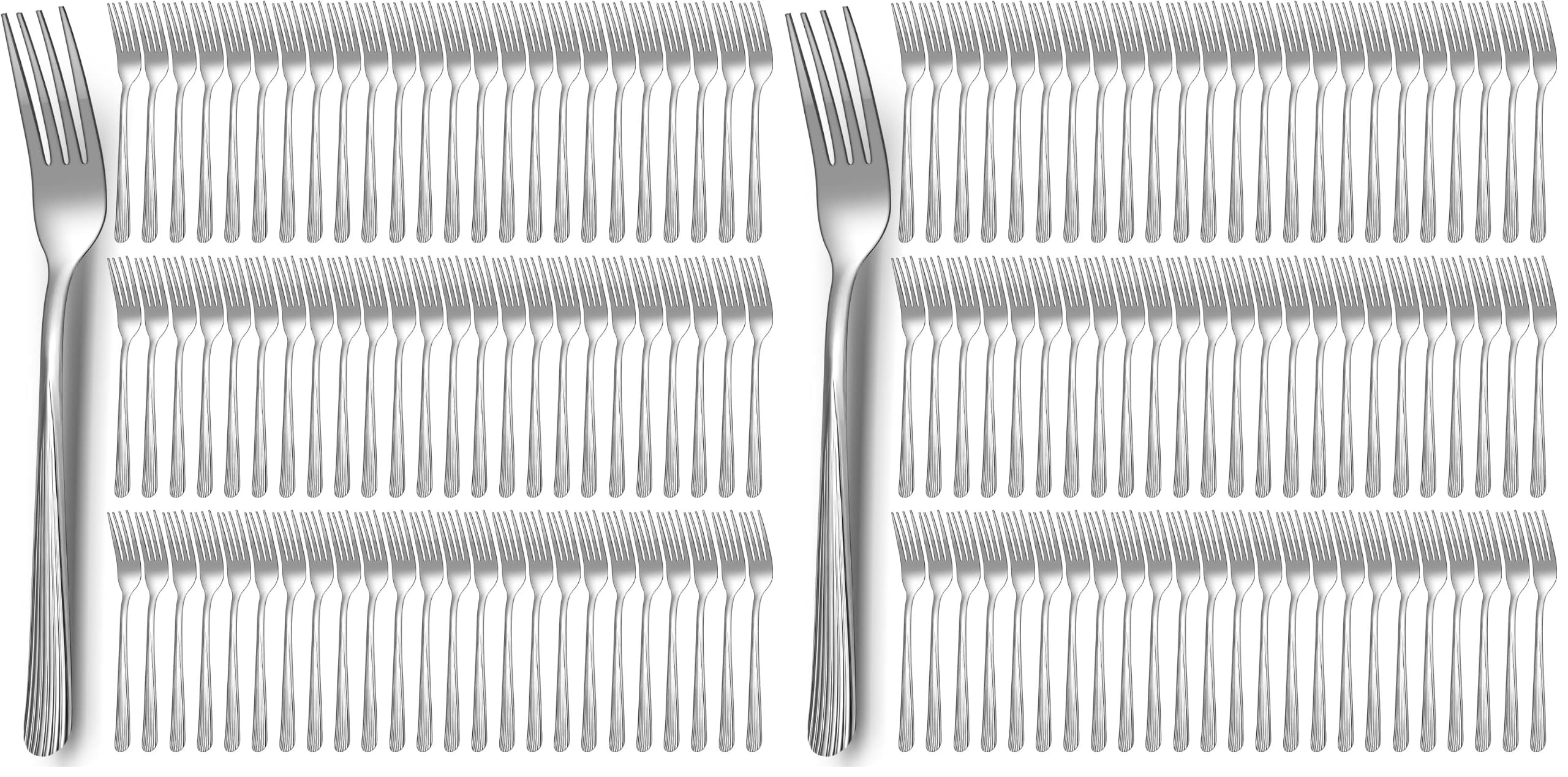 Minatee 100 Pcs Stainless Steel Dinner Forks Bulk 6.9 Inches Metal Forks — Amazon image 8
