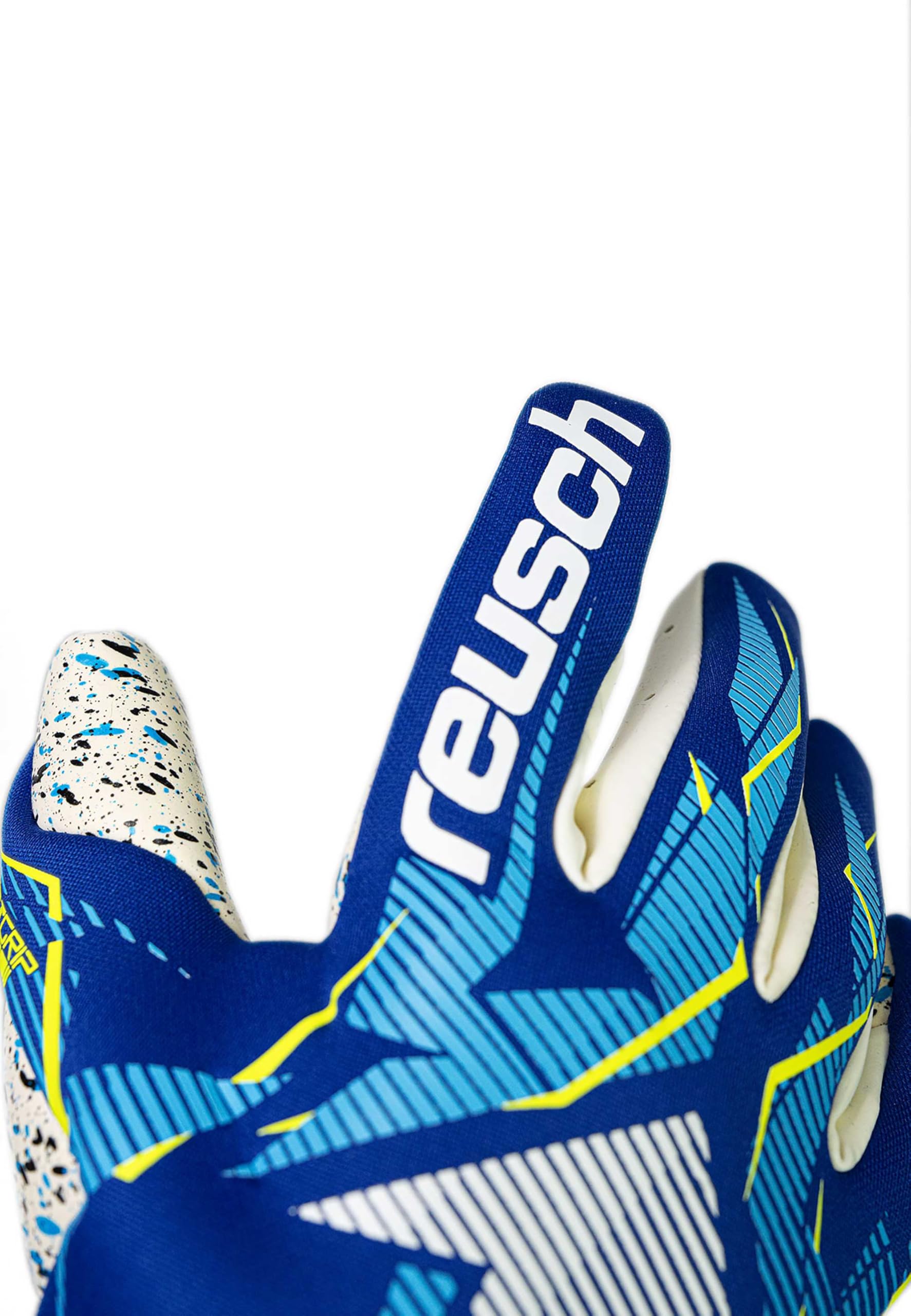 Reusch Guanti da portiere professionali da uomo, adulti, presa forte, schiuma adesiva professionale da 4 mm, vestibilità precisa e stabilità, per allenamento e gioco, erba artificiale e erba naturale