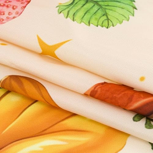 Miniatura 6 de HVEST Tapiz de hongos rojos, colorido floral con fresas y mariposas, tapiz para colgar en la pared, flores, plantas naturales y estrellas, tapiz