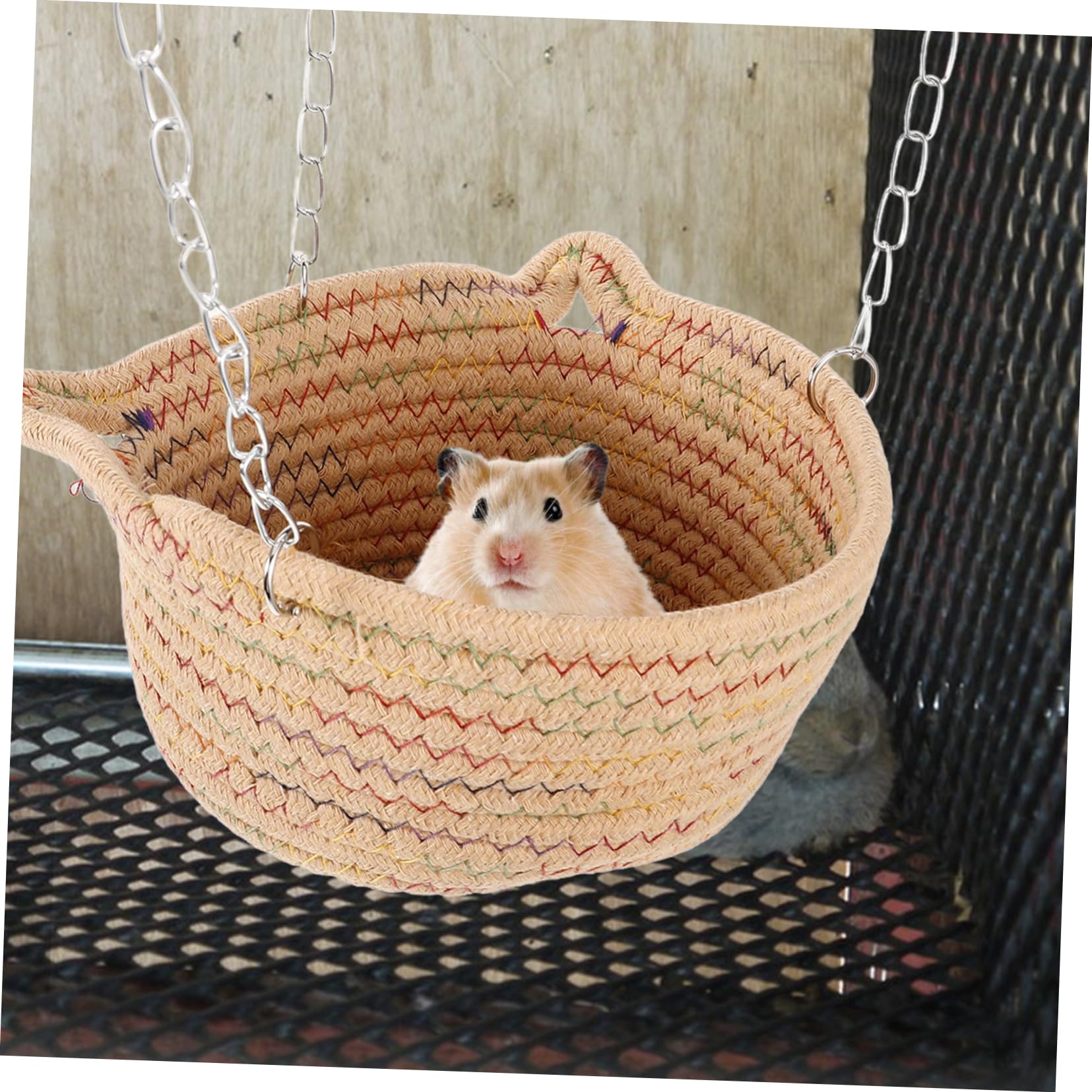 BESPORTBLE 4piezas Hamaca para Roedores Cama Colgante Cálida y para Hámsters Conejillos De Indias y Chinchillas para Jaulas y Refugios Decorativos