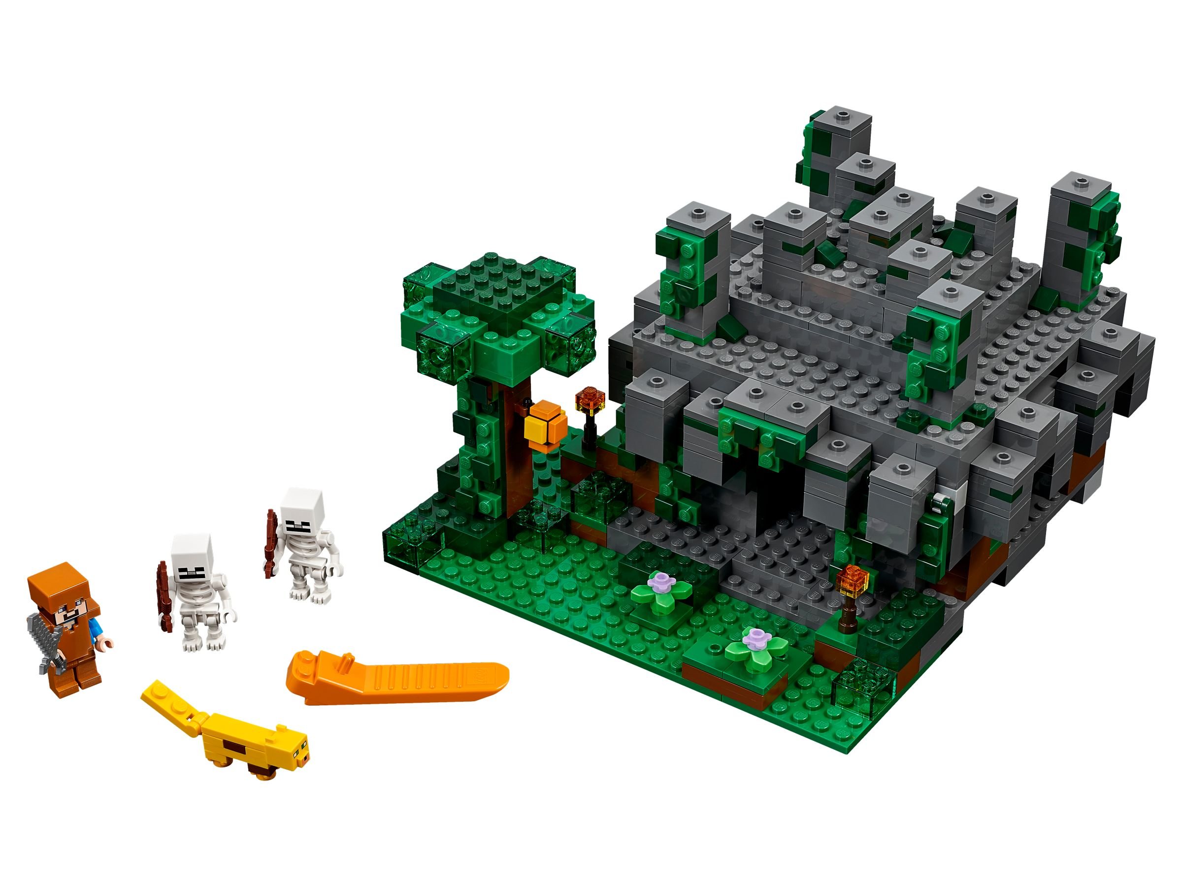 Amazon.co.jp: レゴ(LEGO) マインクラフト ジャングルの寺院 21132