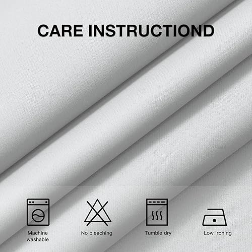 Miniatura 6 de COSVIYA Cortinas de oscurecimiento de habitación con ojales de 90 pulgadas de largo, poliéster grueso, bloqueo de luz, aislamiento térmico, cortinas