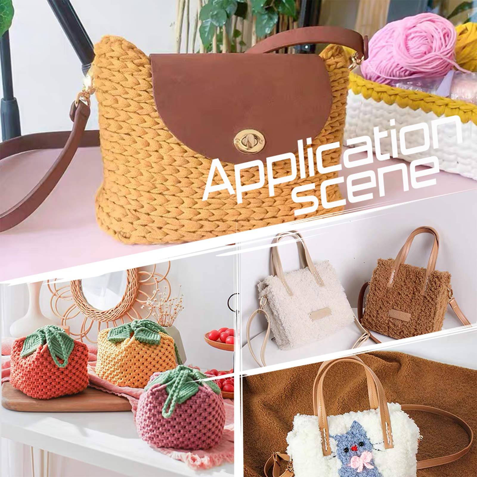 バッグ lether knitting shoulder bag camel New | Braided Shoulder Bag | Camel | Vegan – STOCKHOLM