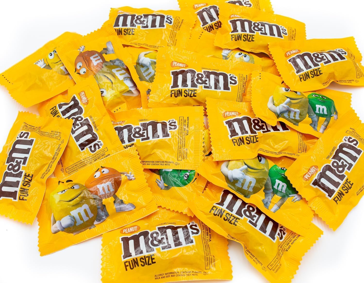 Peanut Milk Chocolate 3 lb – Anti Melt Pack, Bulk Candy in Resealable Bag, 72 Fun Size Bags