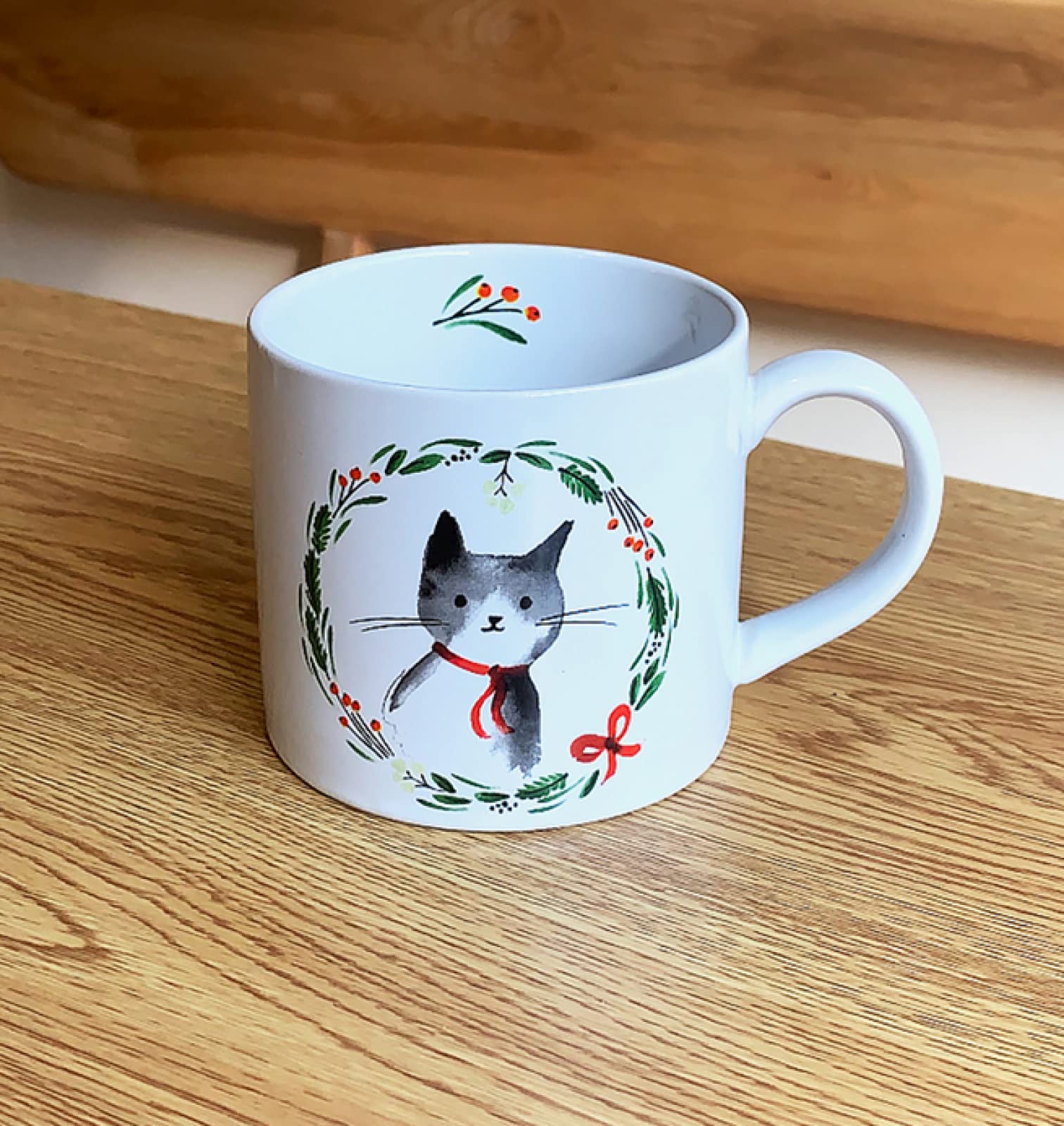 Taza de café de cerámica hecha a mano taza de té de gato de dibujos animados taza de café de cerámica taza de leche de avena regalo de boda para la oficina y el hogar