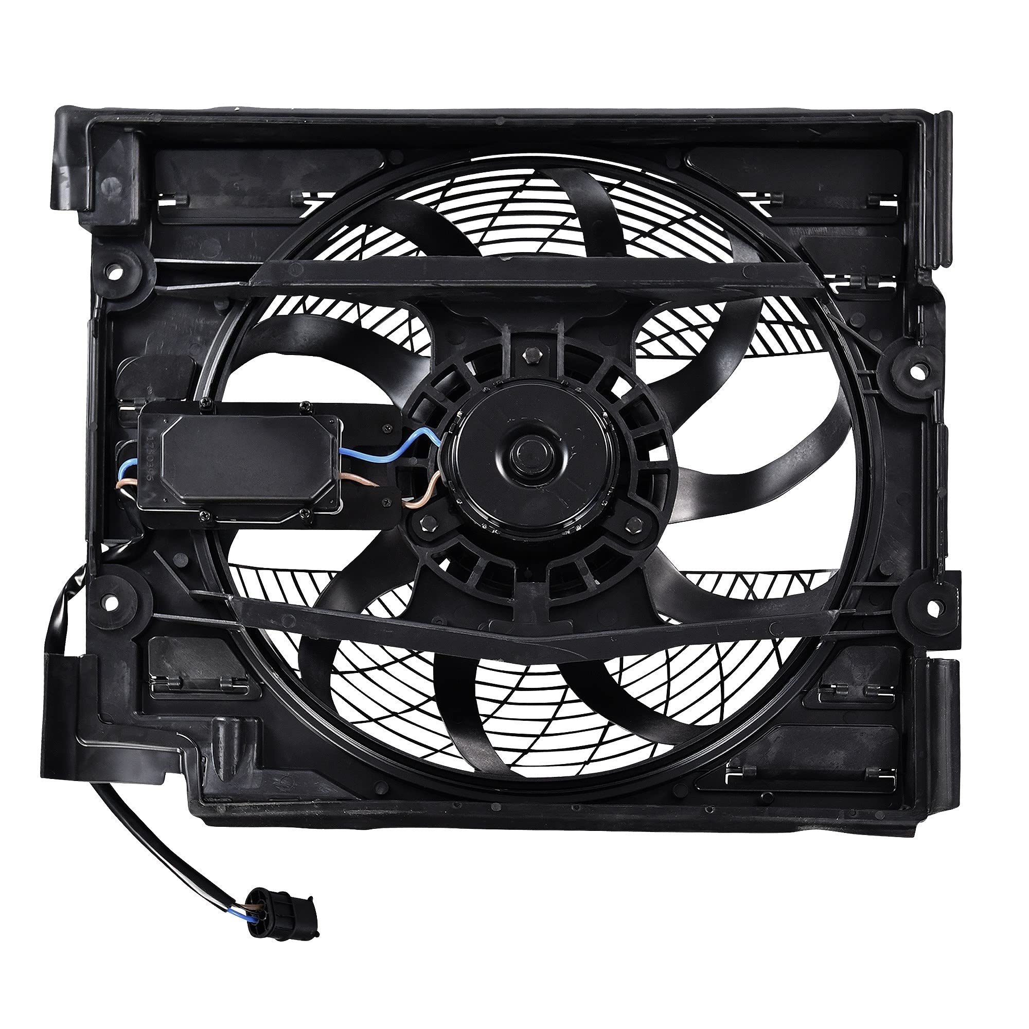 CONDENSATORE-ELETTRICO-VENTILATORE CONDIZIONATORE D'ARIA PER BMW SERIE 5 E39 ANNO 95-98
