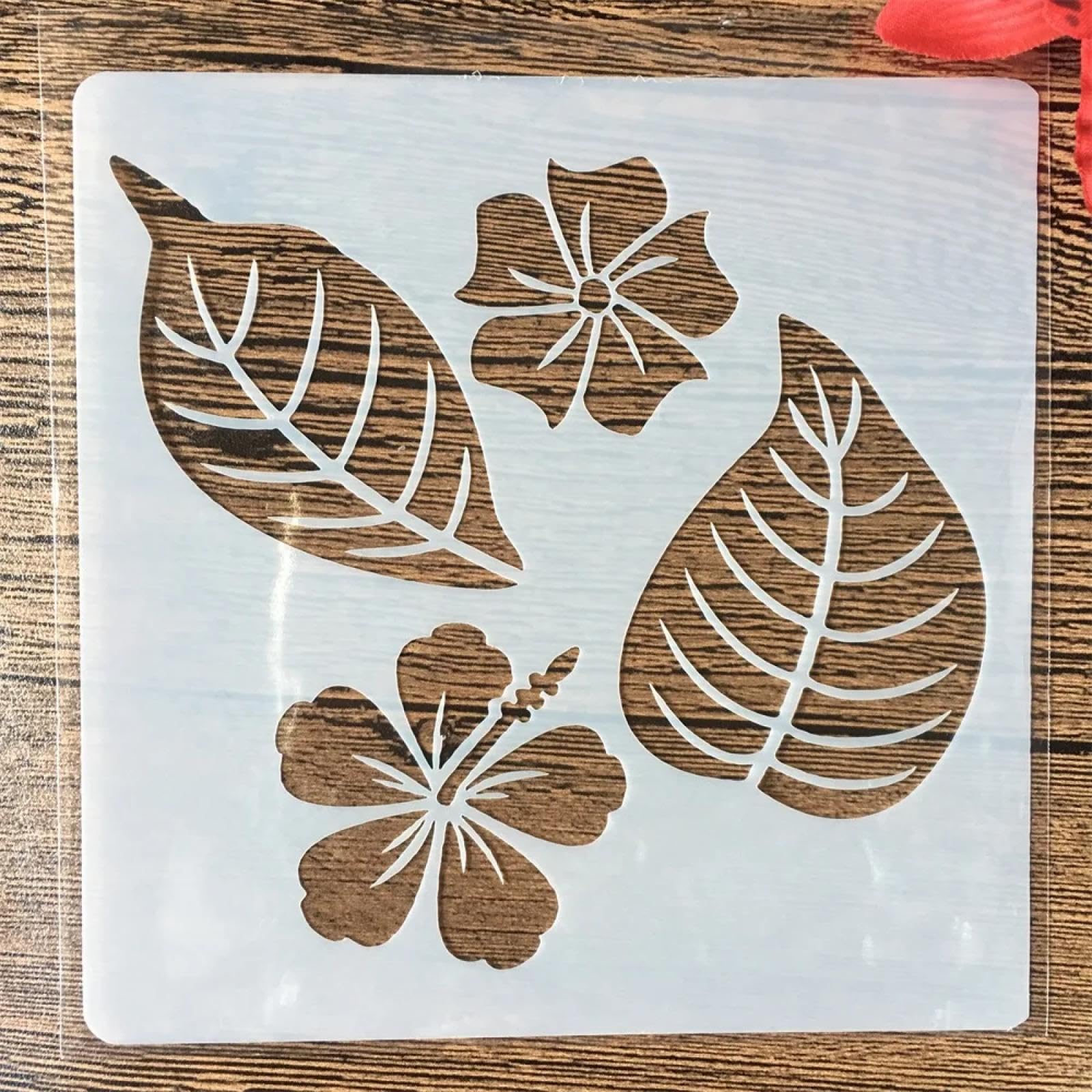 Schablonen zum Malen, 9 Stück, 13 cm, Blätter, Baum, wiederverwendbare Schablonen zum Malen auf Wänden, Möbeln, Basteln, Scrapbooking, Karten, Bodenzeichnungen, Heimdekoration