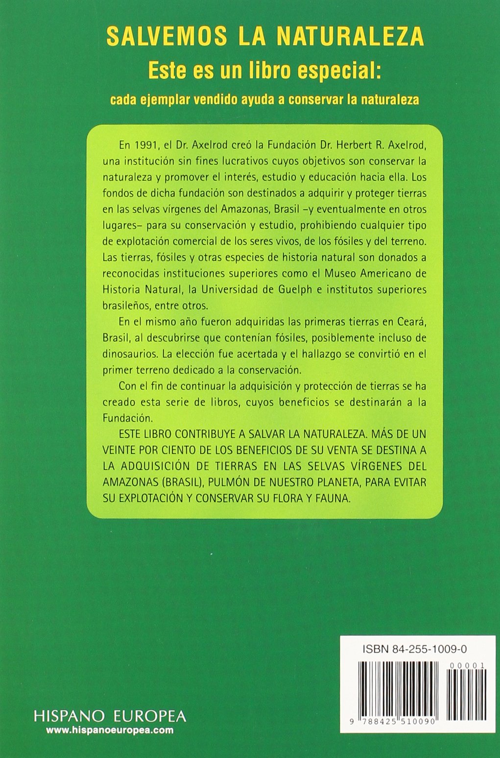 Tortugas : cuidados, crianza, variedades (Salvemos la Naturaleza)