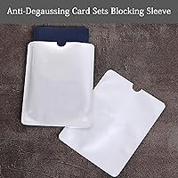 Vista 2 de RDEXP Funda de bloqueo RFID, protector seguro para tarjetas de crédito, papel de aluminio, paquete de 10 (tipo 1)