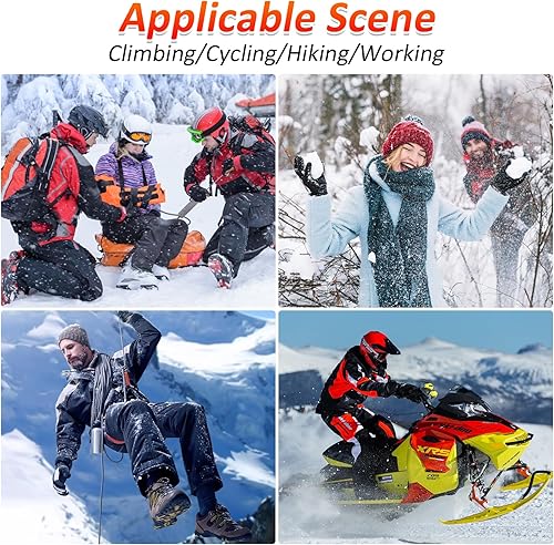 Miniatura 7 de Calcetines térmicos eléctricos con control de aplicación para hombres y mujeres, batería recargable de 5000 mAh, temporizador, calentadores térmicos