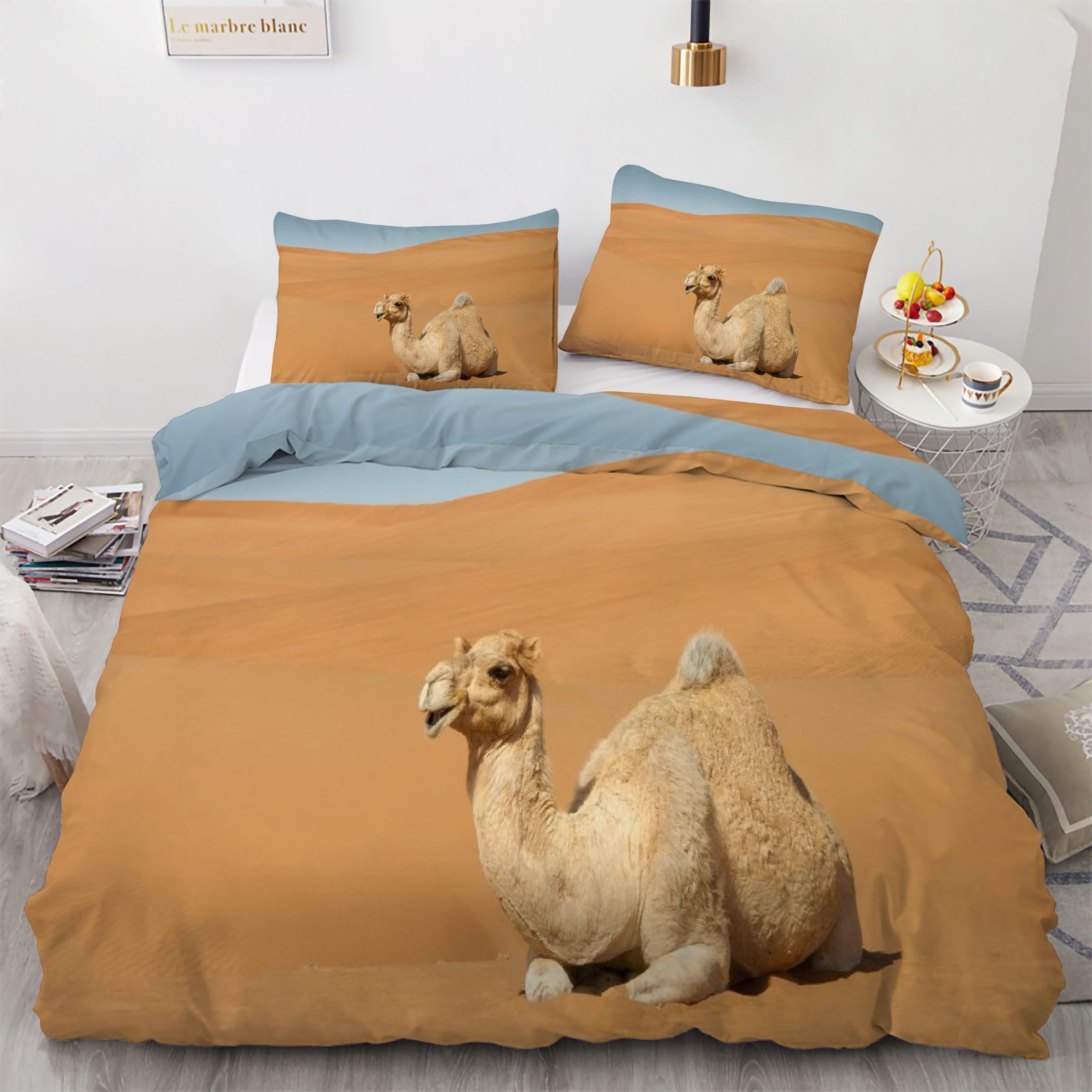 Housse couette microfibre douce 160x200 hypoallergénique fini les irritations de la peau