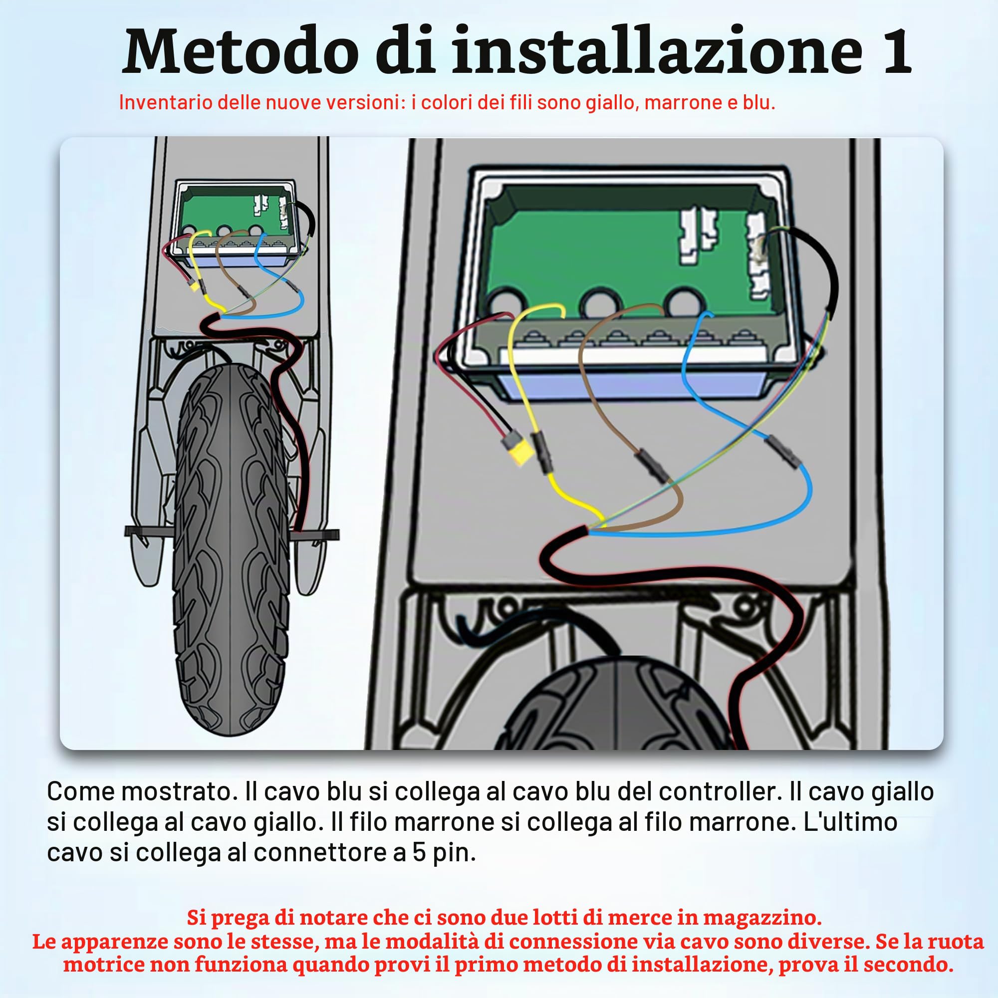 Motore Centrale da 10 Pollici con Pneumatico Fisso, Set di Ruote da 500 W senza Camera d'Aria, Progettato per il Monopattino Elettrico Segway Ninebot Max G30P/G30LP - Dimensioni 10 x 2,5 cm