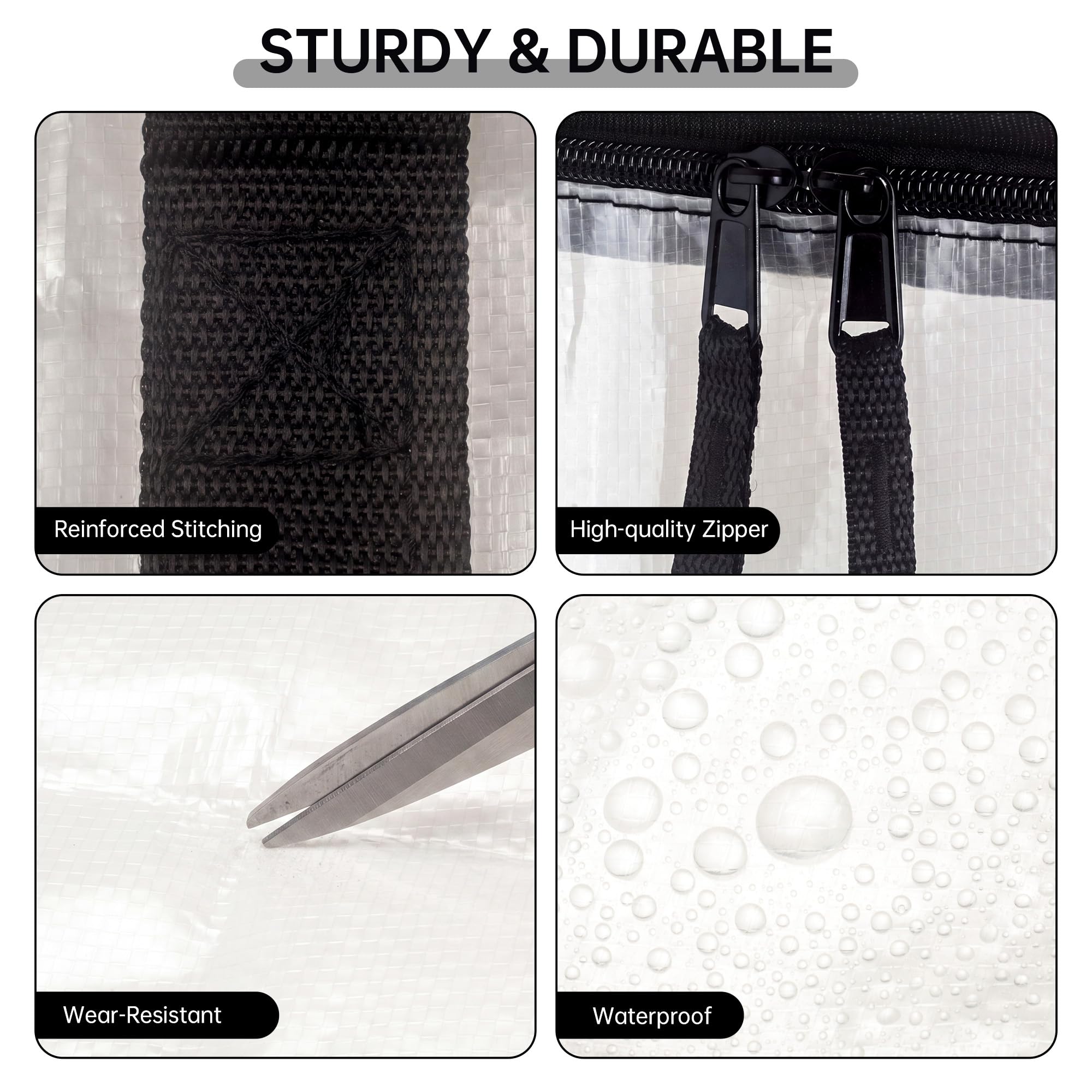 Extra Large Moving Bags - Durable Storage Containers -3 Extra Large Moving Bags - Durable Storage Containers -3