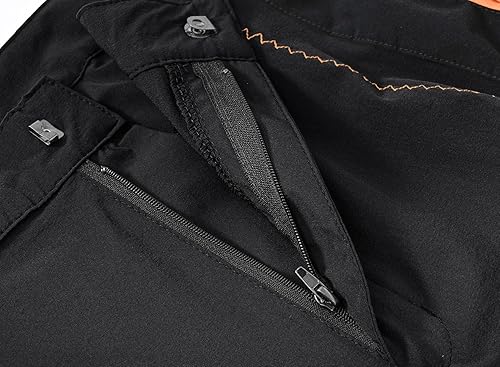 Miniatura 4 de TBMPOY - Pantalones de senderismo de trabajo para hombre, ligeros, impermeables, de secado rápido, pantalones de montaña para pesca y camping