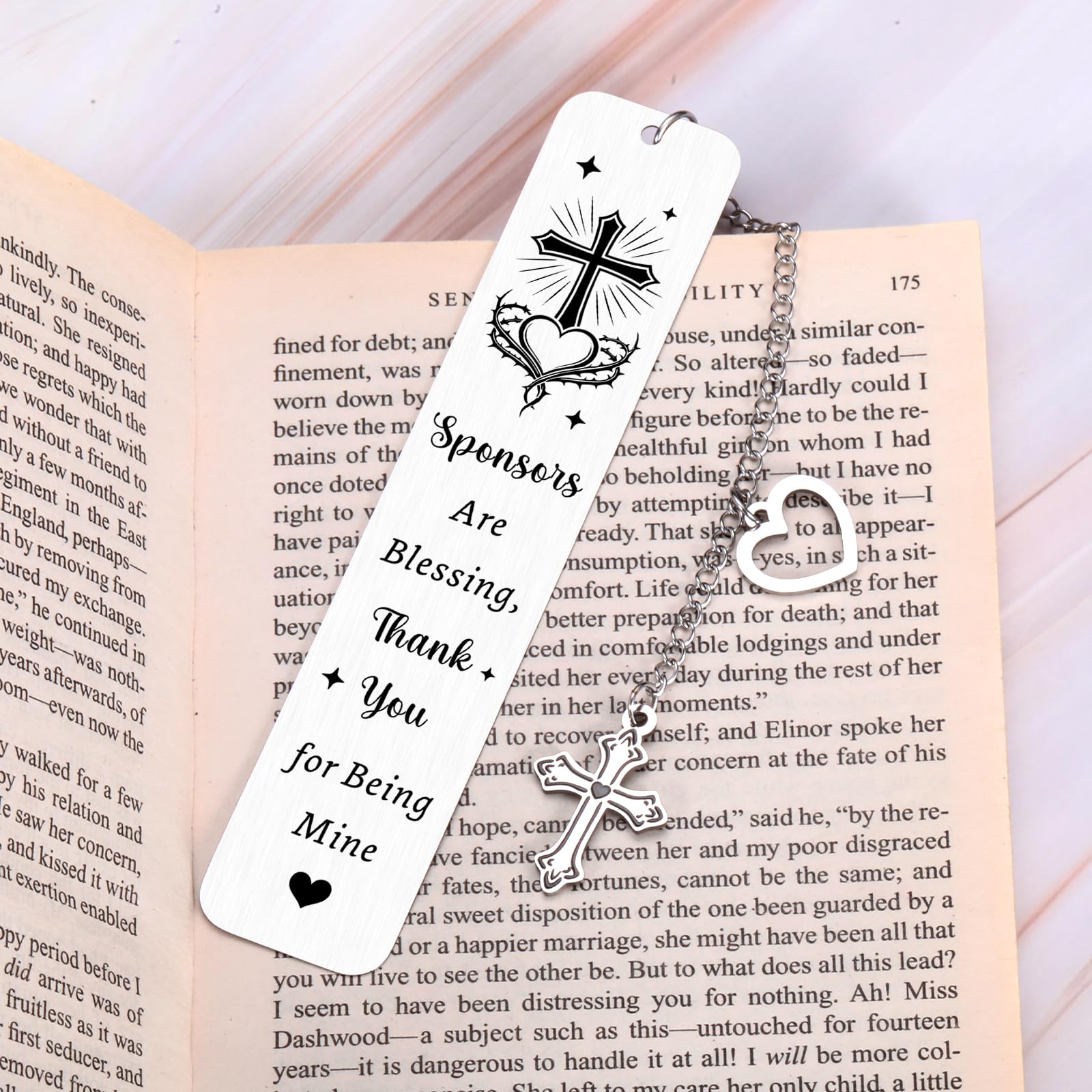 Catholic Confirmation Sponsor Gifts for Women 2026, Mothers Day Catholic Bookmark Gifts for Godmother Confirmation Sponsor Women Christian Confirmations Gift, Thank You Appreciation Gift for Sponsors