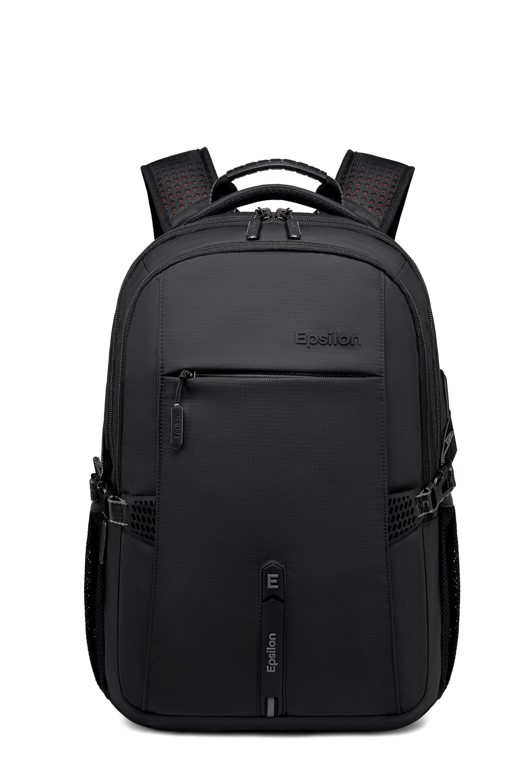 epsilon Lightweight Laptop Backpack 15.6" Shock-Resistant Compartment 7-Pocket Organized Design USB Charging Port Water-Resistant 30L Travel Daypack with YKK Zippers for Work Casual College-picture-42