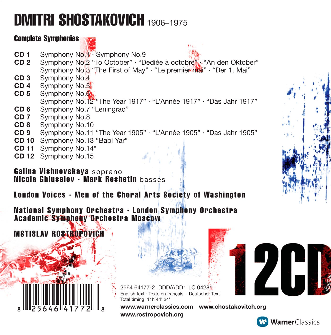 Symphonies 1-15
